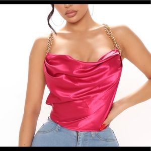 Fashion Nova Chain of Events Crop Top